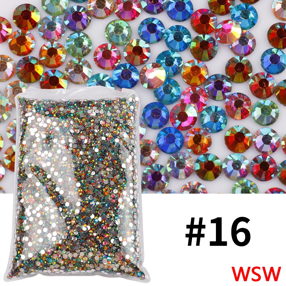 Resin Flat Magic Color Nail Rhinestone-sticking Handmade Ornament