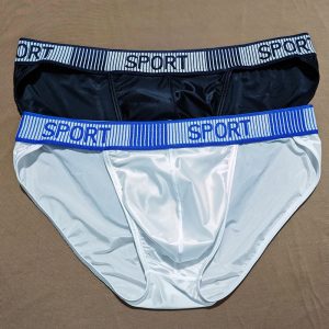 Ice Silk Men's Underwear High Slit Triangle Close-fitting Shorts