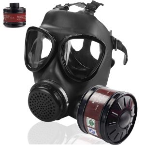 Full Face Mask Rubber Head-mounted Filter Type Fire Smoke Prevention