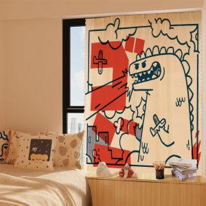 A6L Velcro Curtain Punch-free Ins New Bedroom Girl Adhesive All Sunshading Simple Self-adhesive