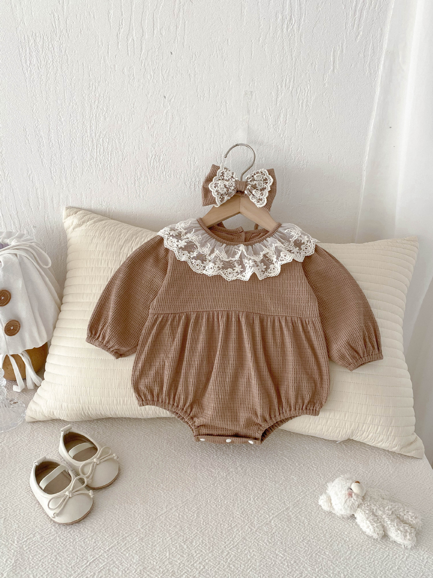 Baby And Infant Princess Dress Baby Long Sleeve Bottom-covering Rompers