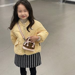 Fashion Color Contrast Coin Purse Mini Western Style Girl's Crossbody Bag