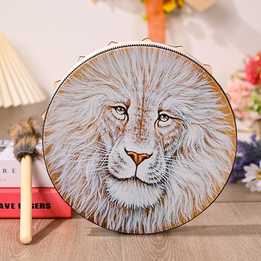 Tree Of Life Flower Ring Drum Surface Open You Drum