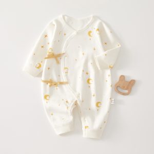 Pure Cotton Newborn Baby Jumpsuit Boneless