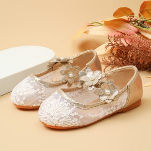 Ancient Style Soft Bottom Embroidered Flower Chinese Style Princess Single-layer Shoes