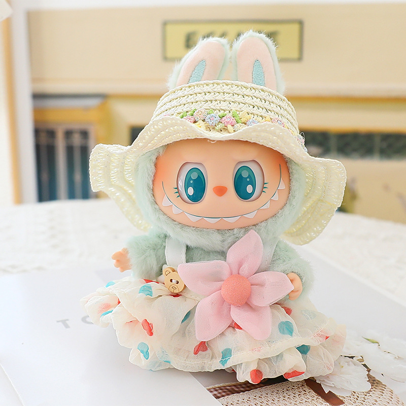 Pendant Clothes Doll Clothes Love Bear Dress