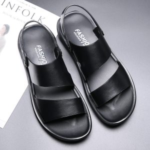 Men's Casual Beach Shoes With Soft Sole And Anti Slip Function