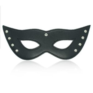 Black Cat's Eye Performance Leather Eye Mask