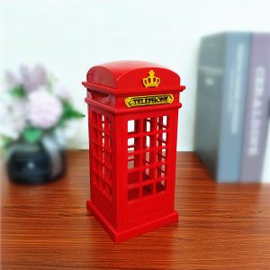 Retro Telephone Booth Bedroom Bedside Lamp
