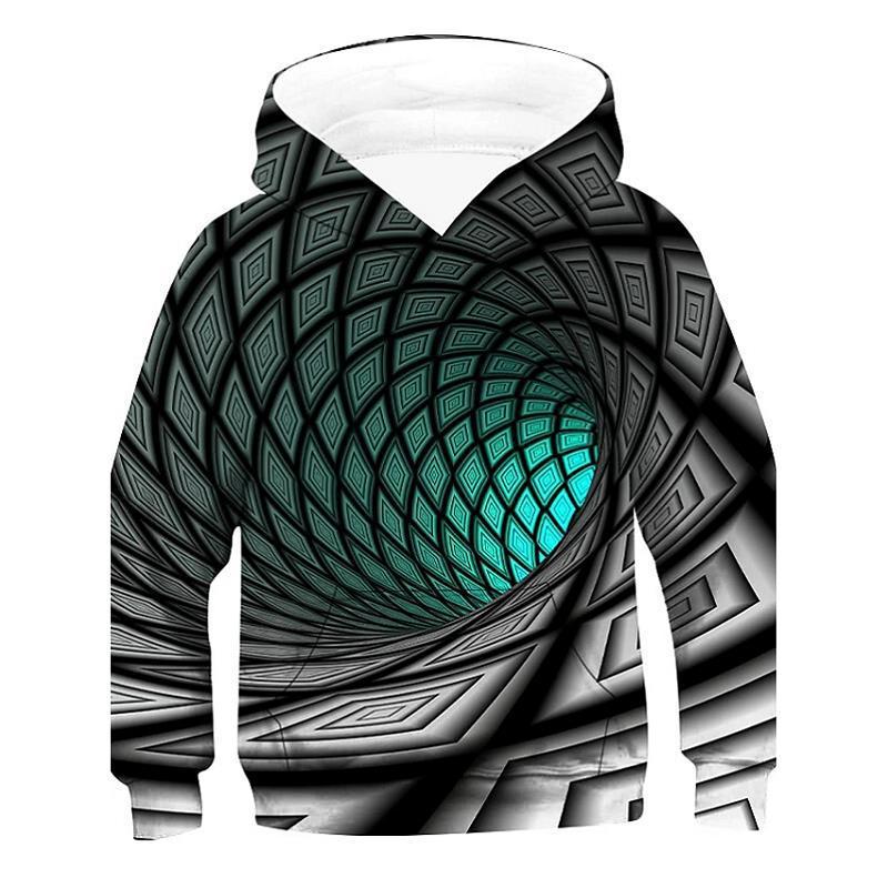 3d Visual Deception Digital Printing Children's Sweater