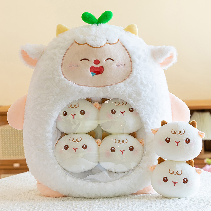 Cartoon Snack Bag Pillow Doll Plush Toys Doll Creative