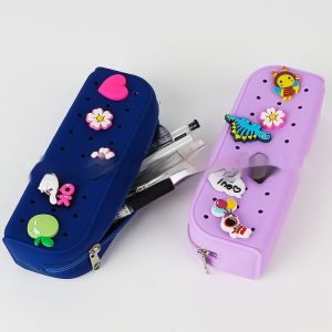 Student Cute Silicone Hole Pencil Case