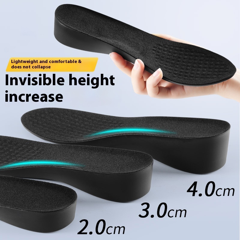 Invisible Height Increasing Insole Men's Not Tired Feet Do Not Collapse Inner Heightening Pad