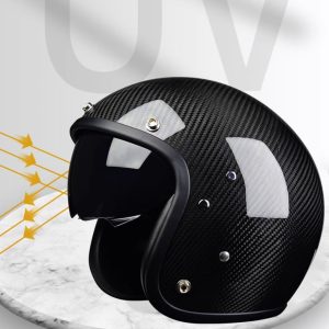 Carbon Fiber Electric Motorcycle Helmet Motorcycle Helmet
