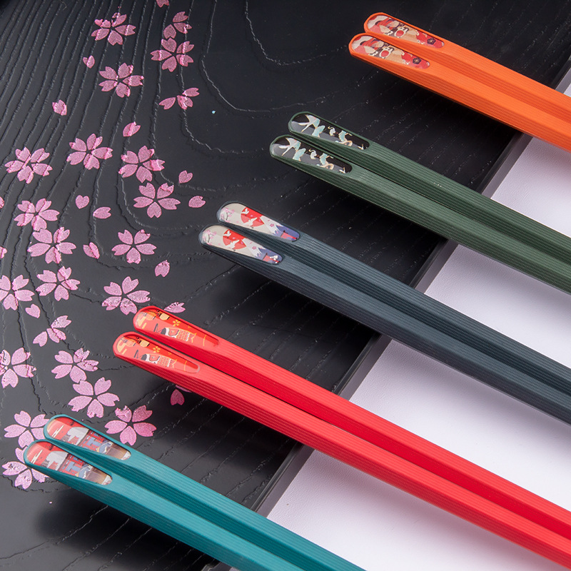 Cartoon Pointed Alloy Nail Chopsticks