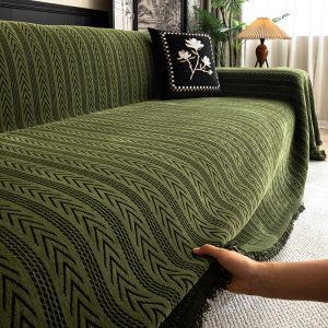 Chenille Sofa Towel Seat Cushions All-inclusive Anti-dirty Sofa Cover