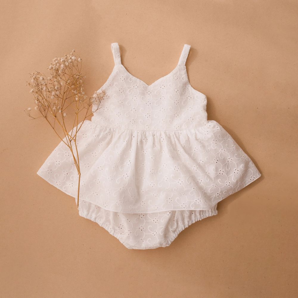 Baby Summer Clothes Floral Baby's Gown Onesie Ins Style Girls Tights Children's Jumpsuits