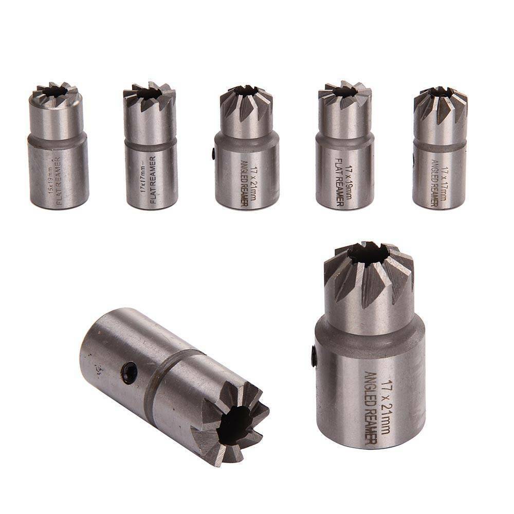 7PC Professional Injector Seat Cutter Cleaner Tool Set Carbon Remover