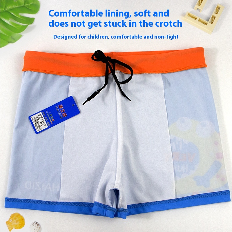 Quick-drying Breathable Cute Cartoon Children's Swimming Trunks