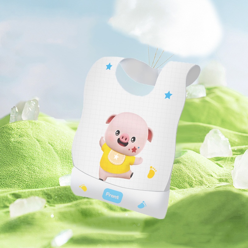Baby Disposable Bib Independent Packaging Saliva Towel