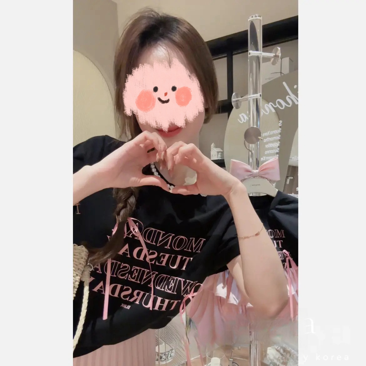 Girls' Pleated Skirt Western Style Letter T-shirt Two-piece Suit