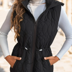 A Solid-colored Vest For Ladies