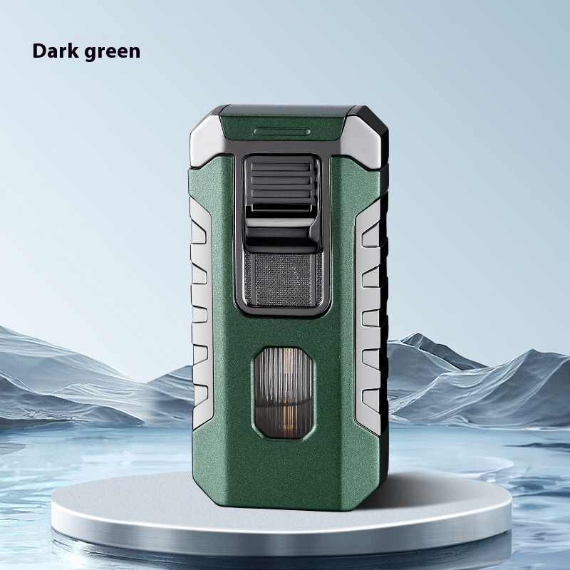 Three Fire Straight Blue Flame Cigar Lighter