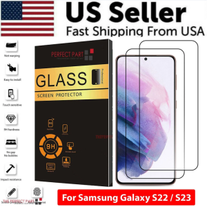 1-3 PACK For Galaxy S22 S23 PLUS ULTRA Tempered Glass Screen Protector