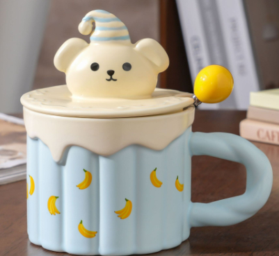 Good-looking Office Water Glass Mug With Lid