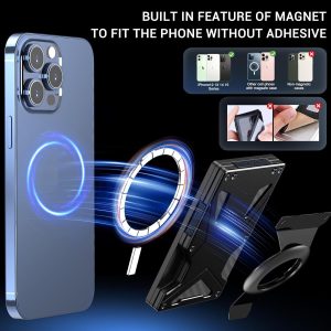 Built-in Magnetic Metal Card Clamp Mobile Phone Magnetic Anti-theft Swiping Function