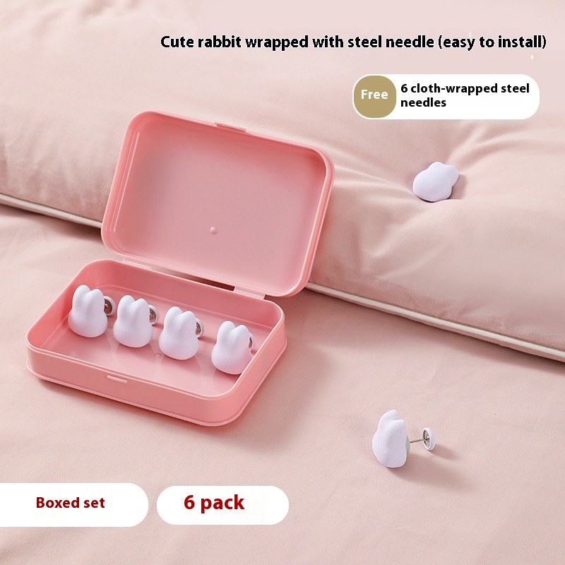 Rabbit Quilt Holder Skin-friendly Seamless Detachable