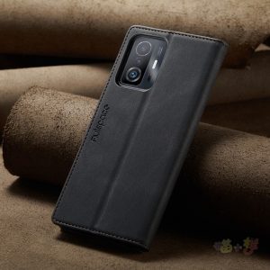 Youth Business Frosted Vintage Flip Leather Case