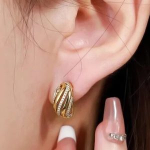 Design Sense Line Temperament Earrings