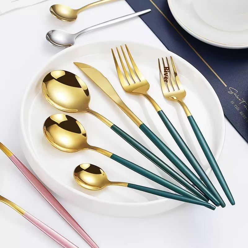 Thickened Portugal 304 Stainless Steel Knife And Forks Western Spoon Not Four-piece Set