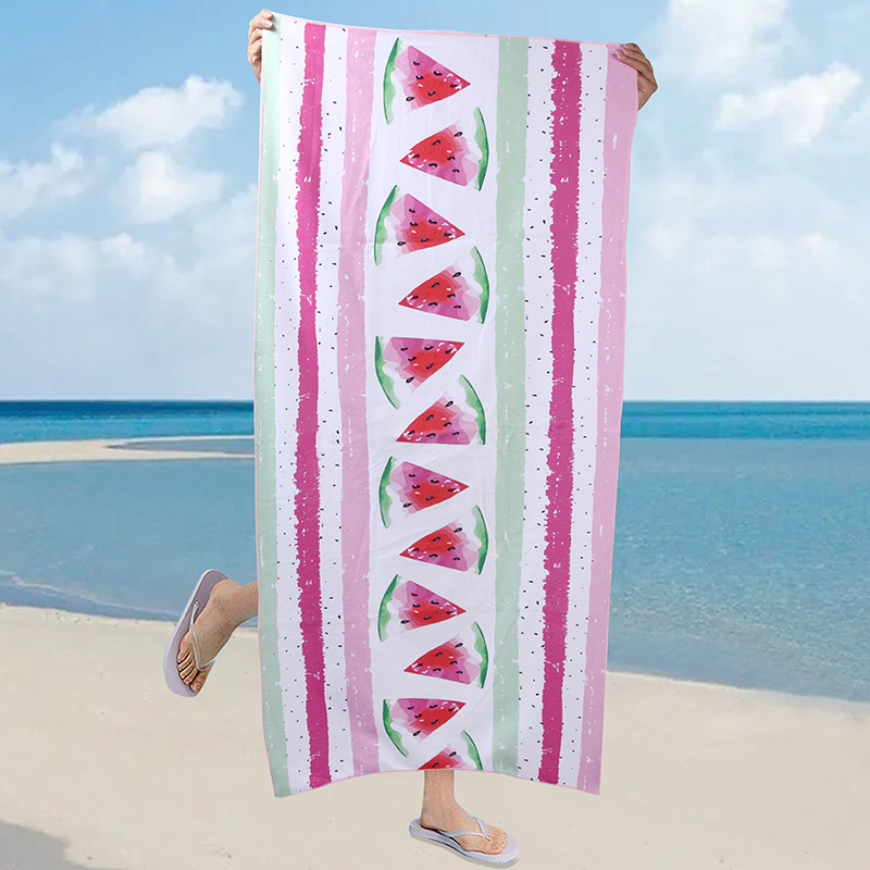 70150 Heat Transfer Printing Microfiber Shawl Portable Quick-drying Bath Towel