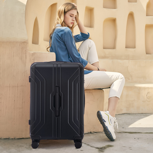 20 24 28 3 Pcs Set In ABS Spinner Wheel Luggage, Carry On Suitcase, Matching Color, TSA Combination Lock