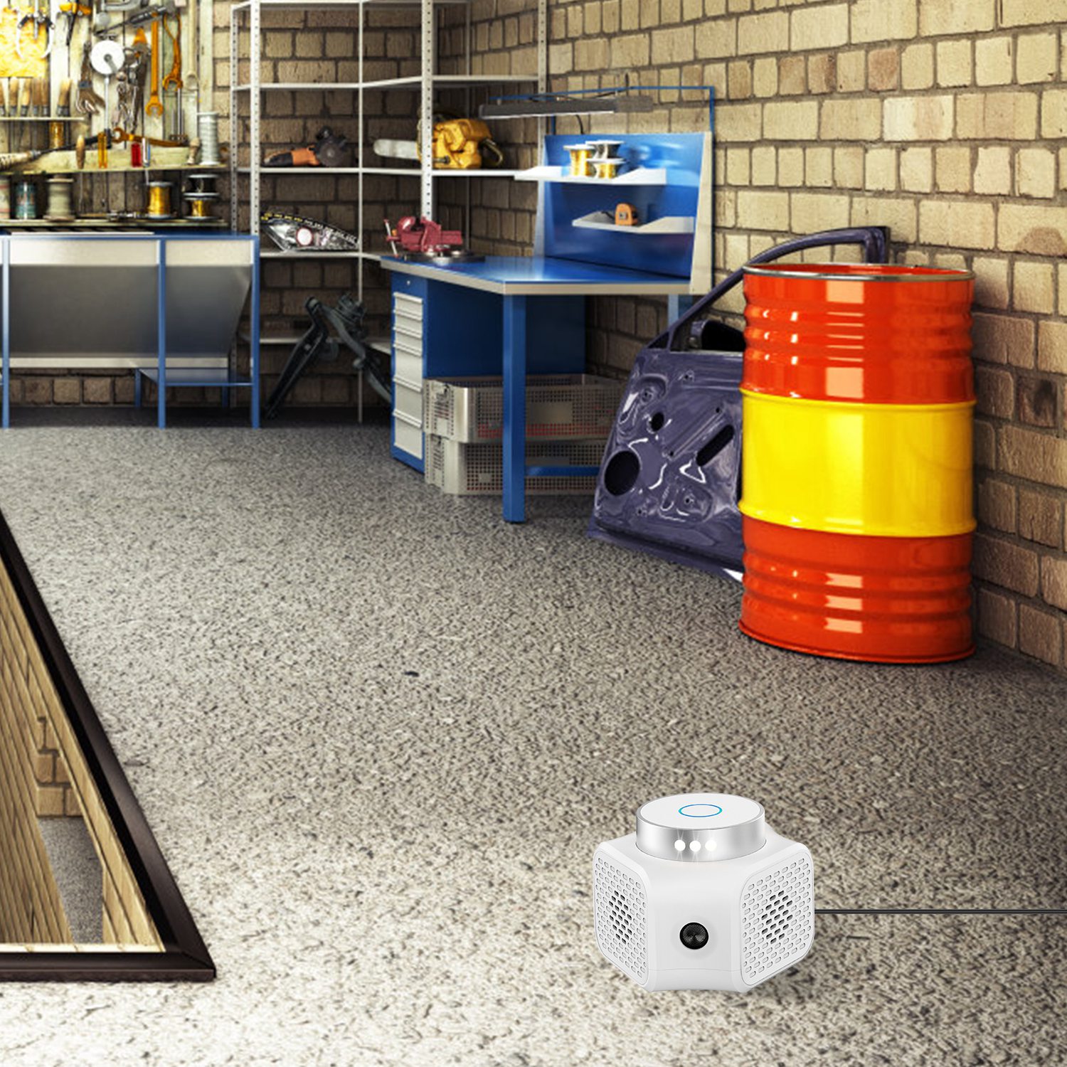 1Pc 360 Degree Ultrasonic Rodent ChaserIndoor With Ultrasonic Sound