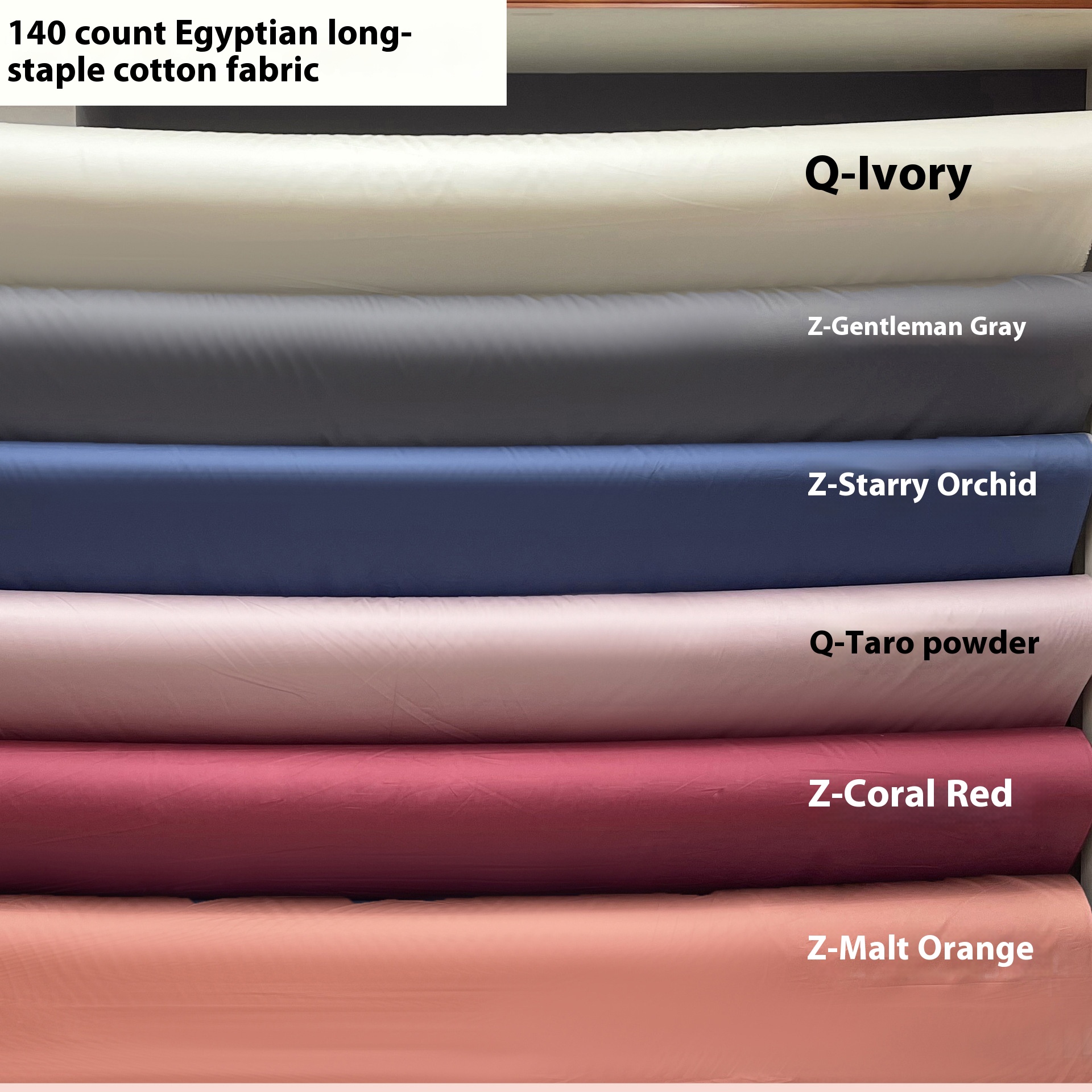 Egyptian Long-staple Satin Fabric Cotton