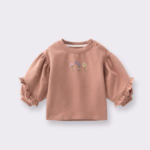 Baby Autumn Clothing Sweatshirt Bell Sleeve Loose
