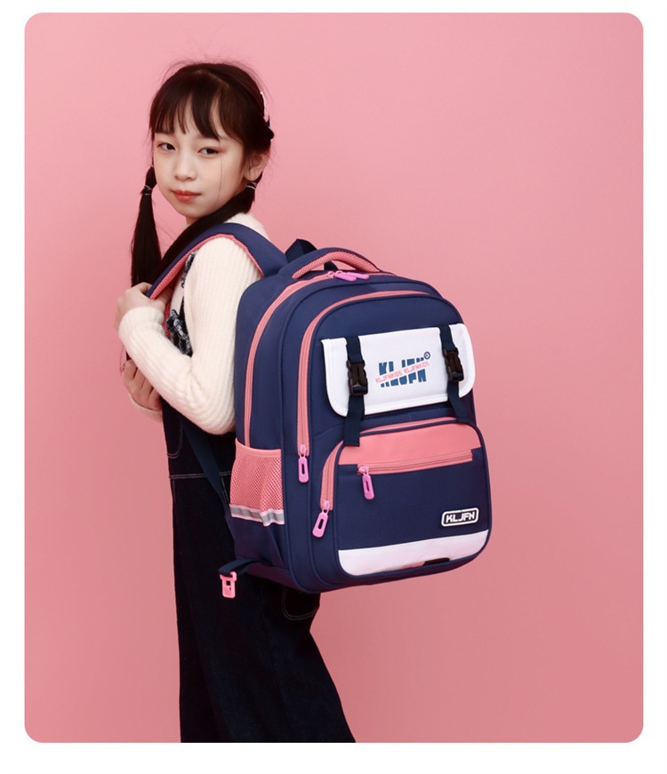 Children's Trolley Lightweight Shoulder Pad Wear-resistant Large Capacity Spine Protection Backpack Waterproof