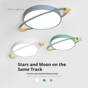 Nordic Ceiling Light Cartoon Macaron Lighting Fixture