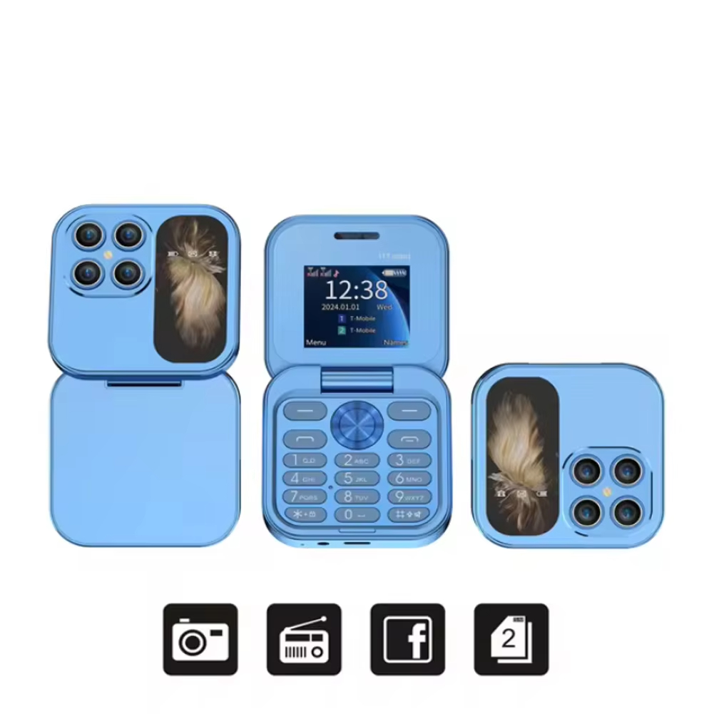 Folding Screen Dual Card Dual Standby 2G Mobile Phone