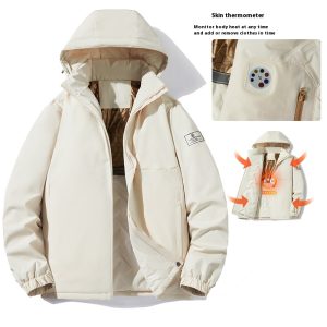 Autumn And Winter Outdoor Temperature Sensing Windproof Waterproof Jacket