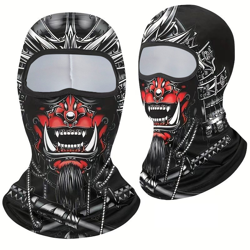 Riding Sun Block And Dustproof Hood Mask Funny Ice Feeling Breathable