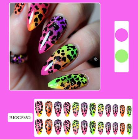 Wear Armour Medium Almond Armour Frosted Nail Stickers