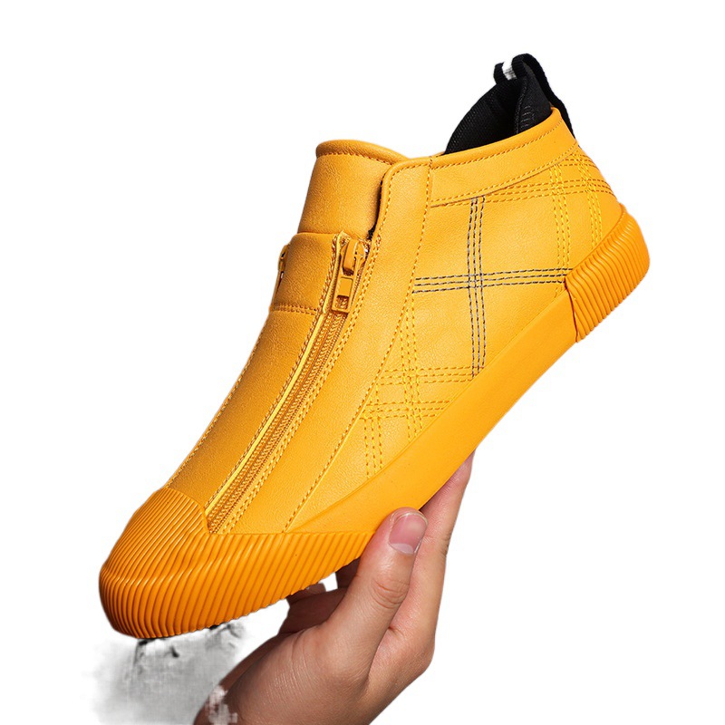 Leather Shoes Breathable Casual Fashion Low-top Sneakers