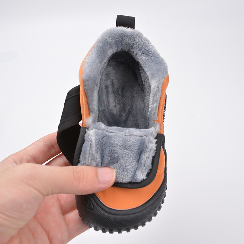 Fleece-lined Children's Casual Soft Bottom Warm Keeping Cotton Shoes