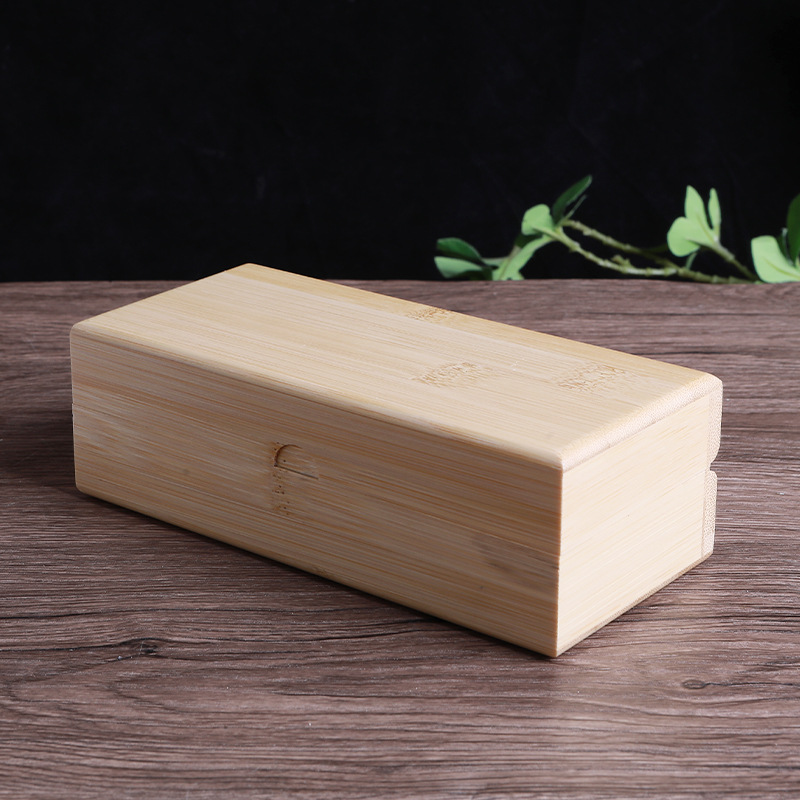 New Bamboo Glasses Case Creative Household Desk Wooden Storage Box