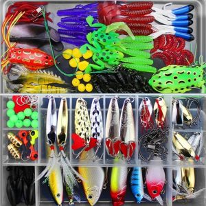 141 Pieces Of Lure Set With Multiple Swimming Layers Fishing Bait Set