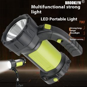 Outdoor Portable Work Emergency Rechargeable Flashlight